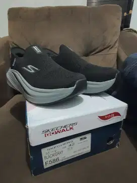 Skechers gowalk black grey, uk.40