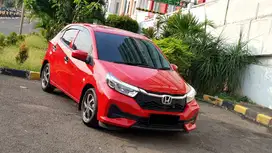 [ LOW KM 18RB ] Honda Brio Satya E CVT AT Facelift Merah 2023/2024