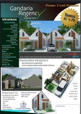 Cluster Gandaria Regency Bojonggede