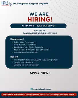 KURIR PENGANTARAN AREA TANAH ABANG