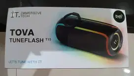 Immersive Tech Speaker Bluethooth Tova Tune Flash - Black
