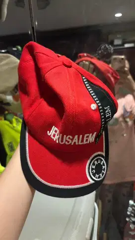 Topi Jerusalem Merah Original bekas.