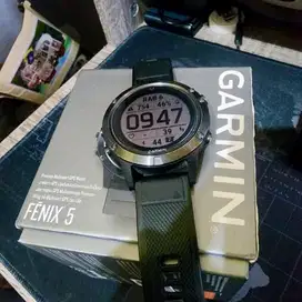 Smart watch garmin fenix 5 resmi fullset original