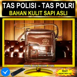 TAS POLISI | TAS POLRI | TAS SELEMPANG KULIT