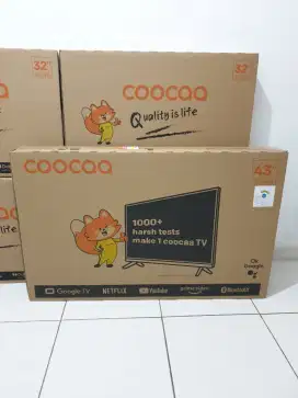 COOCAA GoogleTV Digital 43 inch. Baru, bisa COD + Setting