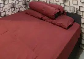 Jual  Dipan Tempat Tidur dan Kasur Springbed  160 x 200  - Bekas