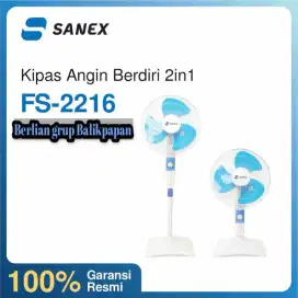 COD (Sanex Kipas Angin Berdiri 2in1 (FS-2216)