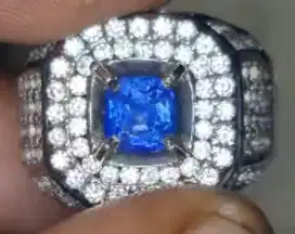 Natural Blue Safir CushionCut