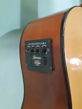 Yamaha F310 sdh terpasang preamp