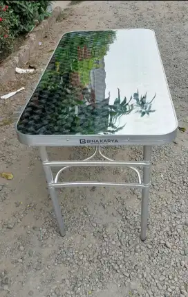 Meja lipat stainless kuat kokoh tahan banting termurah