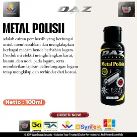 pembersih dan pengkilap logam chrome stainless alumunium