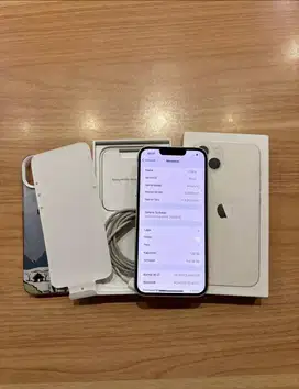 IPHONE 13 128 WHITE RESMI IBOX