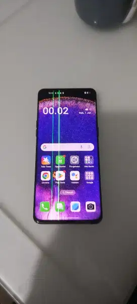Oppo find x5 pro minus layar garis