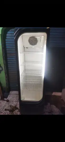 Jual bu showcase kulkas pendingin minuman ukuran 5 rak merk GEA