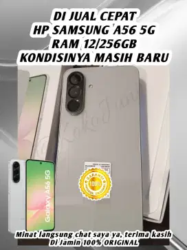 JUAL CEPAT SAMSUNG A56 5G RAM 12/256 GB MULUS & 100% ORIGINAL