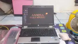Laptop HP Elitebook 8440p Ram 8gb SSD 512gb + Charger dan Batre Normal