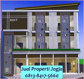 Kost 3 lantai 17 Kamar Dijual Murah Area Kaliurang Nempel UGM JOGJA