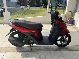 Yamaha Gear Type S 2023 Merah Doff Mulus Terawat Siap Pakai Plat B DKI