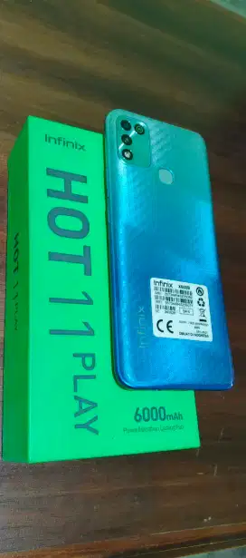 Infinix Hot 11 play 4/64 fullset ORI istimewa