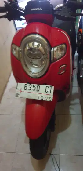 Scoopy sporty th 2018 mulus pjk baru