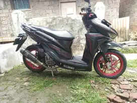 Di Jual Motor New Vario 150cc Warna Hitam Modifikasi Fist Hand (nego)