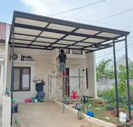Kanopi minimalis atap alderon