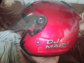KYT DOT DJ Maru Half Face XL BU