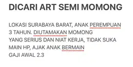 DICARI ART SEMI MOMONG