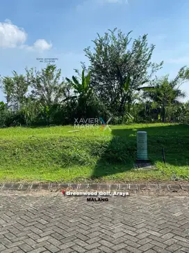 Tanah Kavling Di Cluster Greenwood Golf, Kota Araya Malang