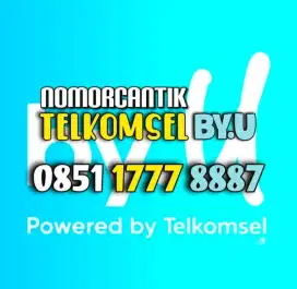 (bisa COD) Nomor Cantik Kartu TELKOMSEL by.U DOBEL TRIPEL 777 888 #9