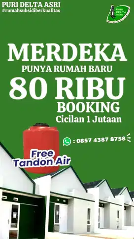 RUMAH MURAH SIAP HUNI BEBAS BANJIR