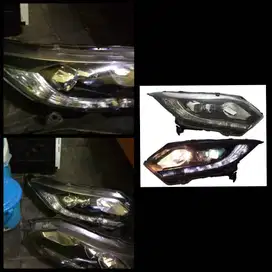 headlamp hrv tipe prestige ori model projie with drl led
