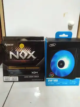 RAM DDR4 & FAN 12 CM ARGB