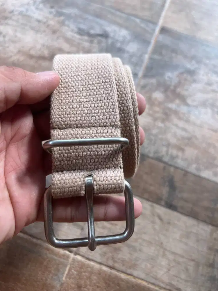 ikat pinggang kanvas cowok