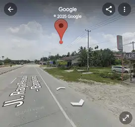 Tanah di tepi jalan rimbo panjang Dekat pintu Tol Pku Bangkinang