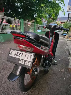 F1ZR V 110 ZHE Caltex Restorasi – Speedo Digital, Pajak Panjang, 1999