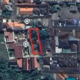 Land for lease yelow zone at Canggu