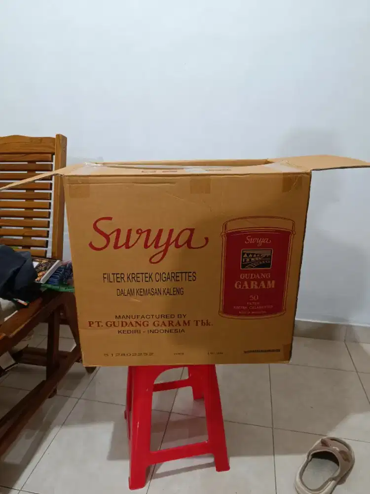 Kardus bekas Gudang Garam Dan polosan dijual