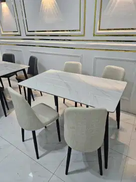 Meja makan 4kursi granit murah
