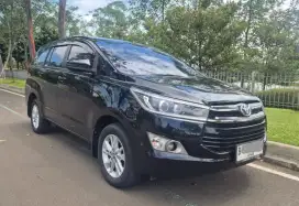 Cash.. Toyota Innova Reborn 2.0 V bensin AT 2018 hitam metalik mulus