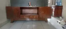 Lemari pajangan antik jati