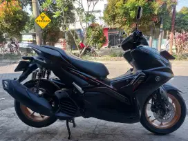 (DP 500 Rb)‼️ Aerox S ABS Keyless Connected Hitam 2023 Cash & Kredit