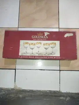 GELAS GOLDMAN GELAS KAKI TINGGI