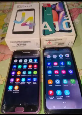 2 hp Samsung galaxy J4 dan Samsung A10s