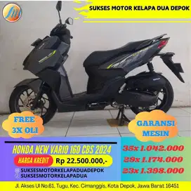 HONDA NEW VARIO 160 CBS 2024 CASH/KREDIT PROSES CEPAT SYARAT KTP/KK