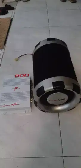 Power audio mobil dan subwoofer pasif