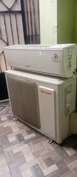 AC SHARP 1PK R32 second rasa baru