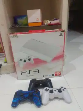 PS3 SLIM 500GB WHITE (BEKAS)