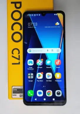 Poco C71 Ram 4+4/128 Like New Baru sebulan