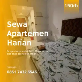 Menyewakan apartemen harian Green Pramuka City murah